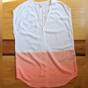 J. Crew v neck sleeveless blouse XS